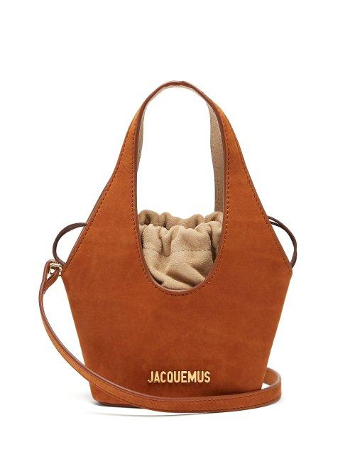 Matchesfashion.com Jacquemus - Le Cario Suede Bucket Bag - Womens - Tan