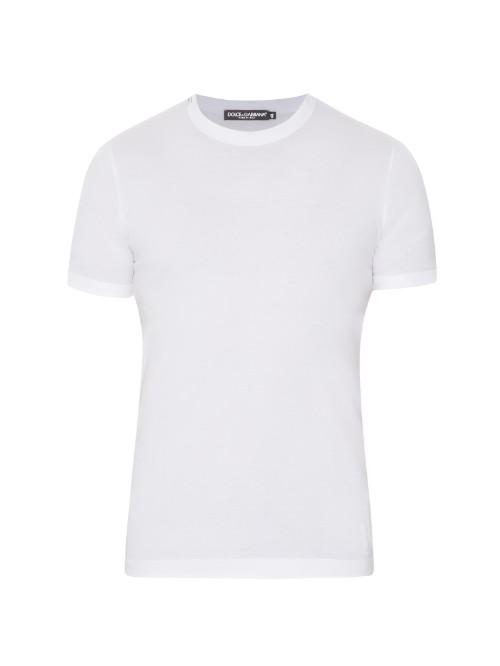 Dolce & Gabbana Crew-neck Cotton-jersey T-shirt