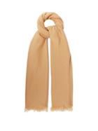 Ladies Accessories Jil Sander - Fringed Woven Scarf - Womens - Tan