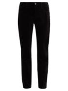 Dolce & Gabbana Mid-rise Velvet Trousers