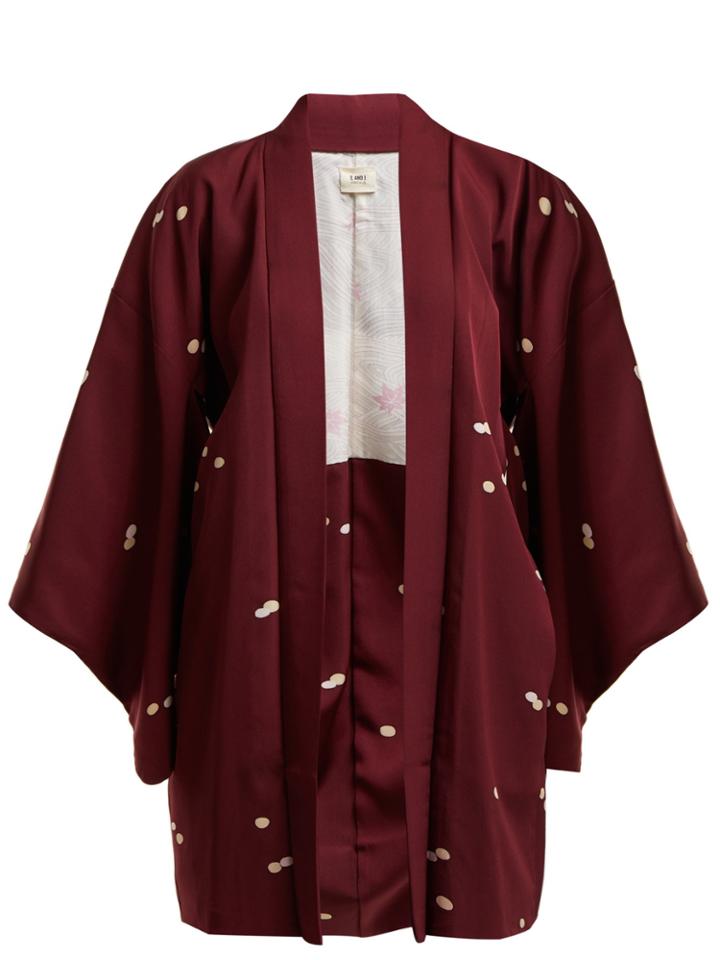 Elizabeth And James Vintage Dot-print Kimono