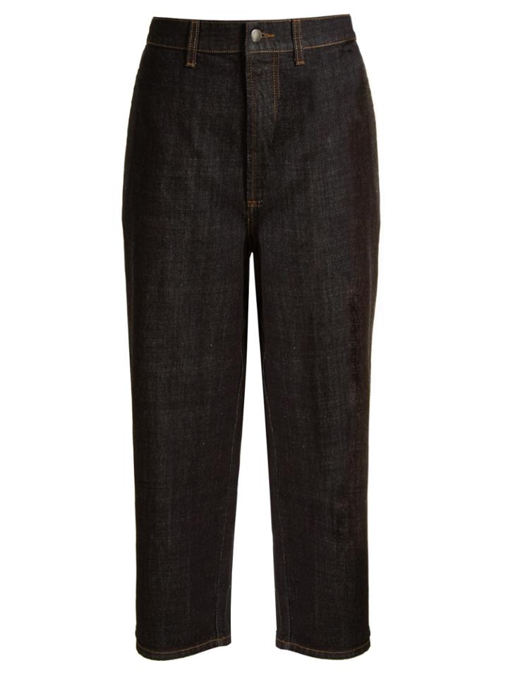 Marni High-waist Wide-leg Cropped Jeans