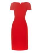 Oscar De La Renta Sweetheart-neck Crepe Dress