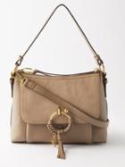 See By Chlo - Joan Small Suede And Leather Shoulder Bag - Womens - Grey