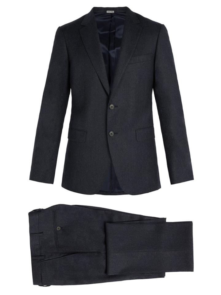 Lanvin Virgin Wool And Cashmere-blend Suit