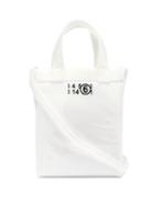 Matchesfashion.com Mm6 Maison Margiela - Mini Logo-print Pvc And Foam Tote Bag - Womens - Clear