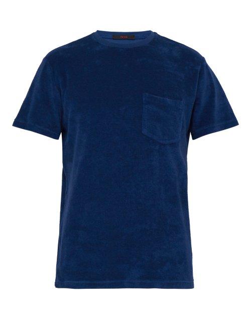 Matchesfashion.com The Gigi - Rodi Terry Towelling Cotton T Shirt - Mens - Blue