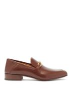 Matchesfashion.com Gucci - Phyllis Leather Loafers - Mens - Brown
