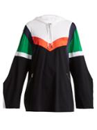 Koché Colour-block Hooded Cotton-piqu Sweatshirt