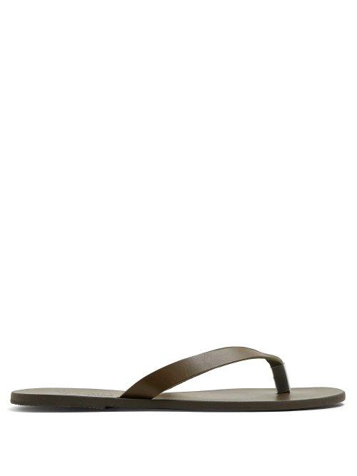 Matchesfashion.com Ancient Greek Sandals - Hero Leather Flip Flops - Mens - Khaki