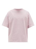 Matchesfashion.com Raey - Oversized Cotton-jersey T-shirt - Mens - Purple