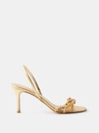 Le Monde Beryl - Rope 80 Leather Sandals - Womens - Gold