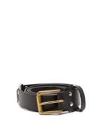 Matchesfashion.com Charles Jeffrey Loverboy - Collage Studded Leather Belt - Womens - Black Multi