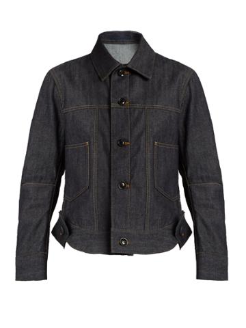 Yohji Yamamoto Regulation Patch-pocket Denim Jacket