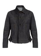 Yohji Yamamoto Regulation Patch-pocket Denim Jacket