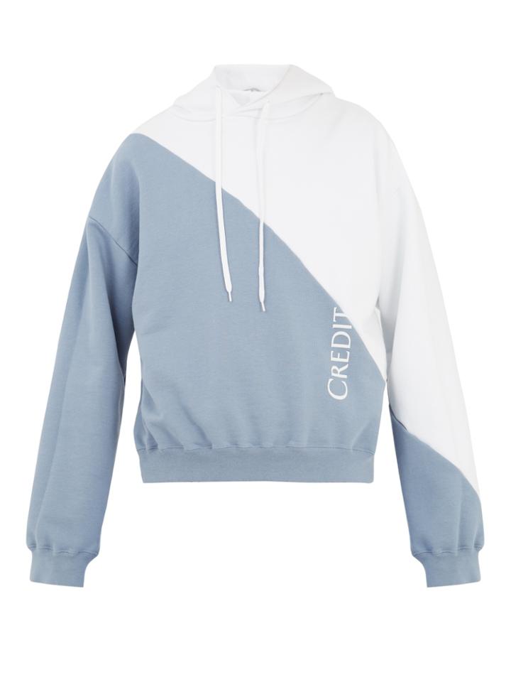 Vetements Bi-colour Hooded Sweatshirt