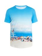 Orlebar Brown Ob-t Beach-print Cotton-jersey T-shirt