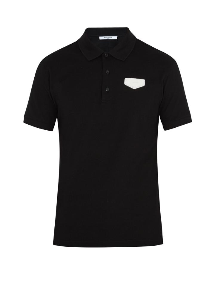 Givenchy Logo-appliqu Cotton-piqu Polo Shirt