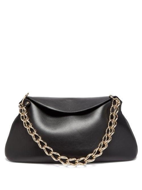 Chlo - Juana Chain-strap Leather Shoulder Bag - Womens - Black