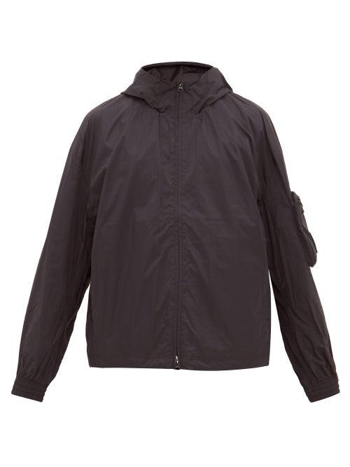 Matchesfashion.com Y-3 - Zip Through Technical Hooded Track Jacket - Mens - Black