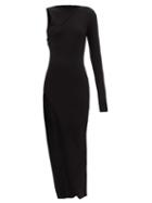 Rick Owens - Ziggy Recycled-cashmere Blend Jersey Dress - Womens - Black