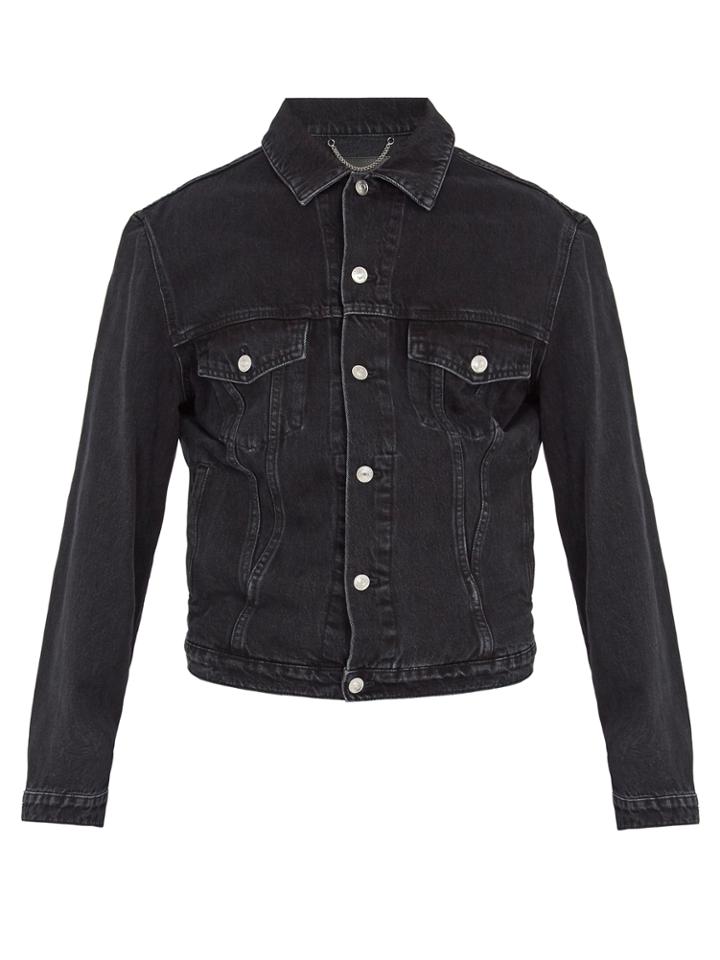 Balenciaga Point-collar Denim Jacket