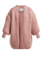 Matchesfashion.com I Love Mr Mittens - Kolette Oversized Wool Cardigan - Womens - Pink