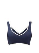 Matchesfashion.com Odyssee - Azur Bikini Top - Womens - Navy White