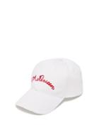 Matchesfashion.com Alexander Mcqueen - Logo Embroidered Cotton Baseball Cap - Mens - White