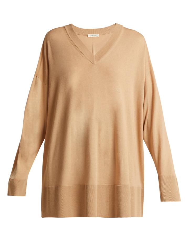 The Row Sabrinah Oversized Fine-wool Sweater