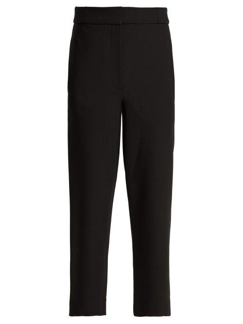 Matchesfashion.com Tibi - Anson Taylor Cropped Trousers - Womens - Black