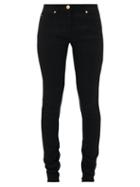 Matchesfashion.com Versace - Slim-fit Technical Stretch And Denim Jeans - Womens - Black