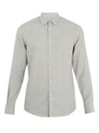 Ermenegildo Zegna Point-collar Cotton-blend Shirt