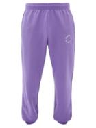 Matchesfashion.com 7 Days Active - Monday Logo-print Cotton-blend Track Pants - Mens - Purple