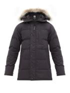 Matchesfashion.com Canada Goose - Carson Hooded Quilted Down Parka - Mens - Navy