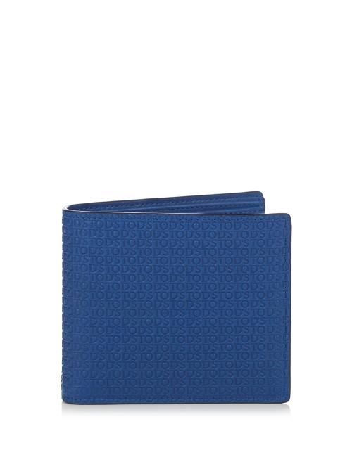 Tod's Embossed Bi-fold Leather Wallet