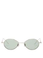 Matchesfashion.com Gentle Monster - Cobalt Round Frame Metal Sunglasses - Mens - Silver