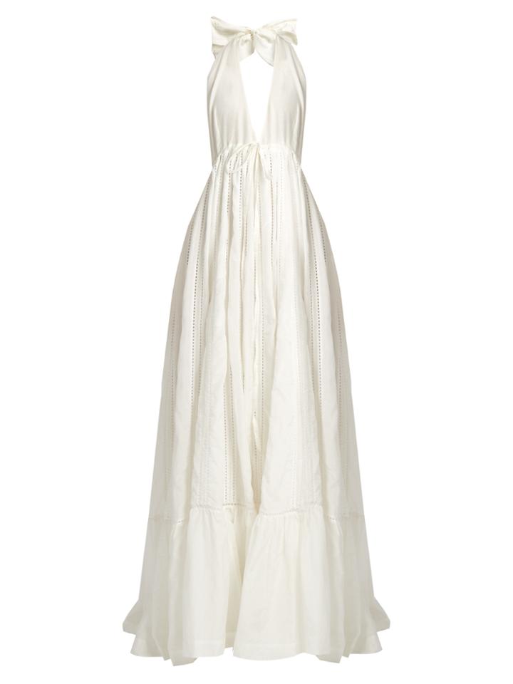 Kalita Rooftop Runway Cotton And Silk-blend Maxi Dress