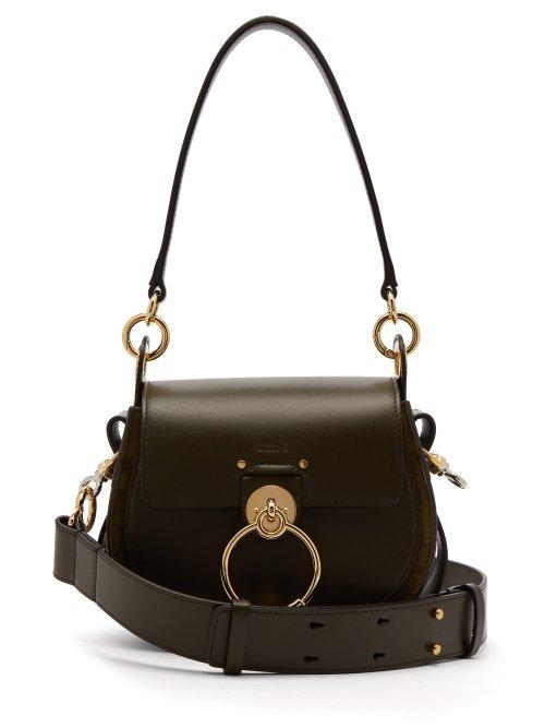 Matchesfashion.com Chlo - Tess Small Leather Cross Body Bag - Womens - Dark Green