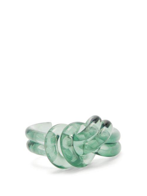 Matchesfashion.com Jw Anderson - Knot Bracelet - Womens - Green
