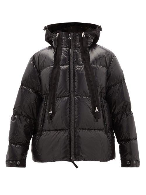 Matchesfashion.com Burberry - Quilted-down Shell Hooded Jacket - Mens - Black