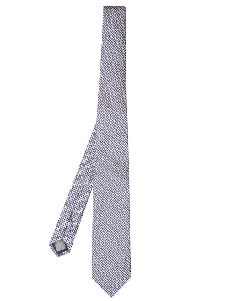Dunhill Hound's-tooth Check Silk Tie