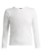 Matchesfashion.com Atm - Pima Cotton Blend T Shirt - Womens - White