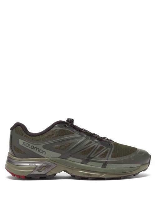 Salomon - Xt-wings Advanced 2 Mesh And Rubber Trainers - Mens - Dark Grey