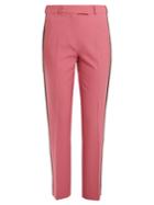 Etro Violante Slim-leg Side-stripe Wool-blend Trousers