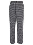 Balenciaga Checked Cotton Trousers