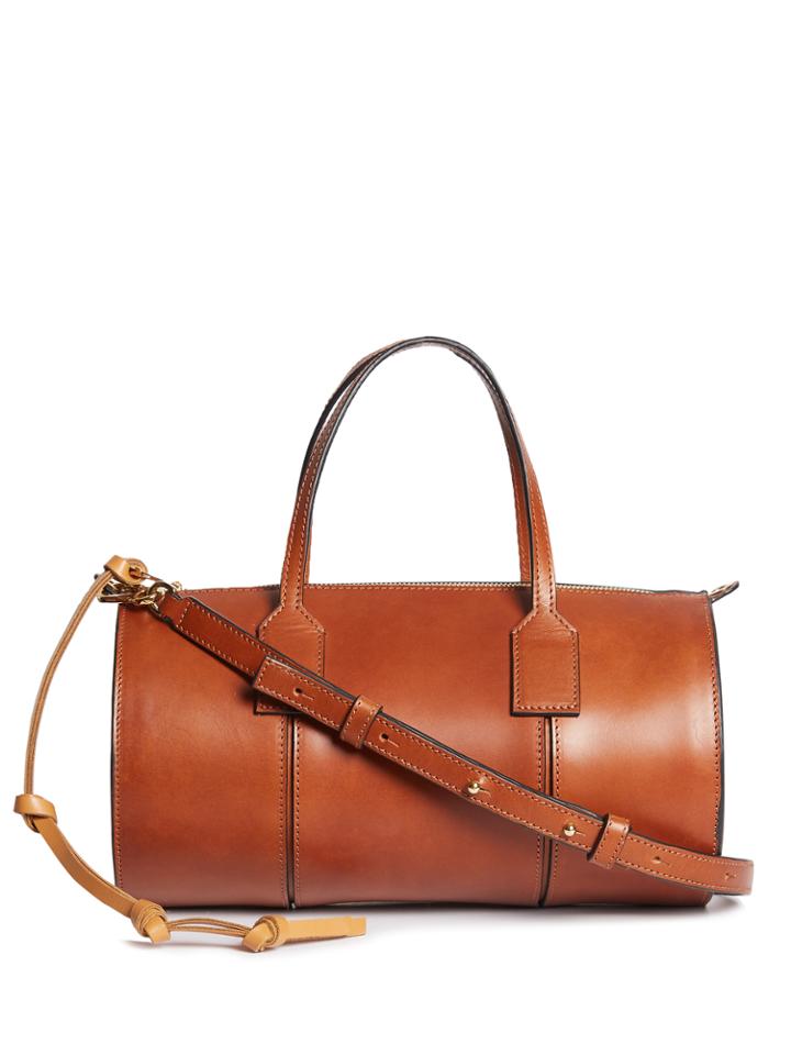 Loewe Barrel Small Leather Tote