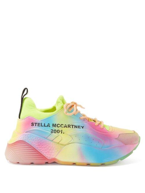 Matchesfashion.com Stella Mccartney - Eclypse Rainbow Print Trainers - Womens - Multi