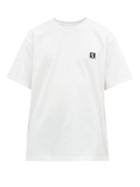 Matchesfashion.com Wooyoungmi - Logo Print Cotton T Shirt - Mens - White