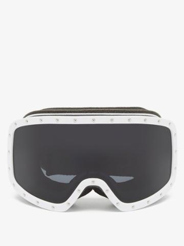 Celine Eyewear - Logo-jacquard Ski Goggles - Mens - White